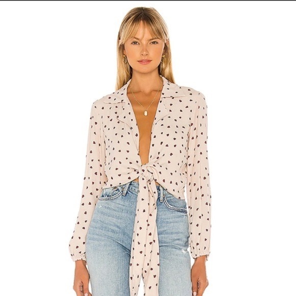 FLYNN SKYE Lenox Top in Falling Heart (21) - Picture 1 of 6